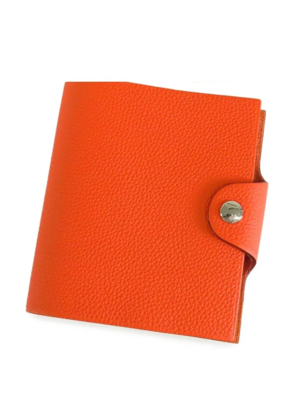 Hermes Ulysse Mini Fu Silver Togo with Refill Notebook Cover Agenda